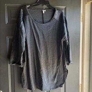 Cato Charcoal Long Sleeve Top